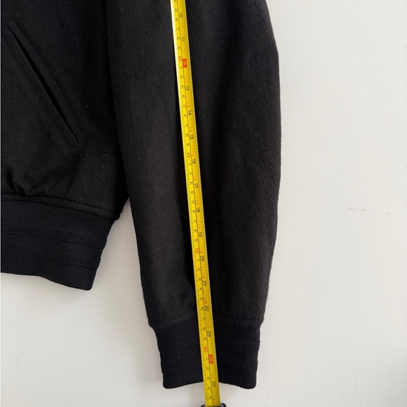 ‼️SOLD ‼️Ralph Lauren Men Yankees Cashmere Jacket Medium M Black Purple Labe - Picture 6 of 15